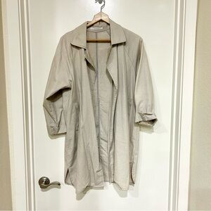 CHERRYKOKO Beige Trench Coat size M excellent condition made in Korea